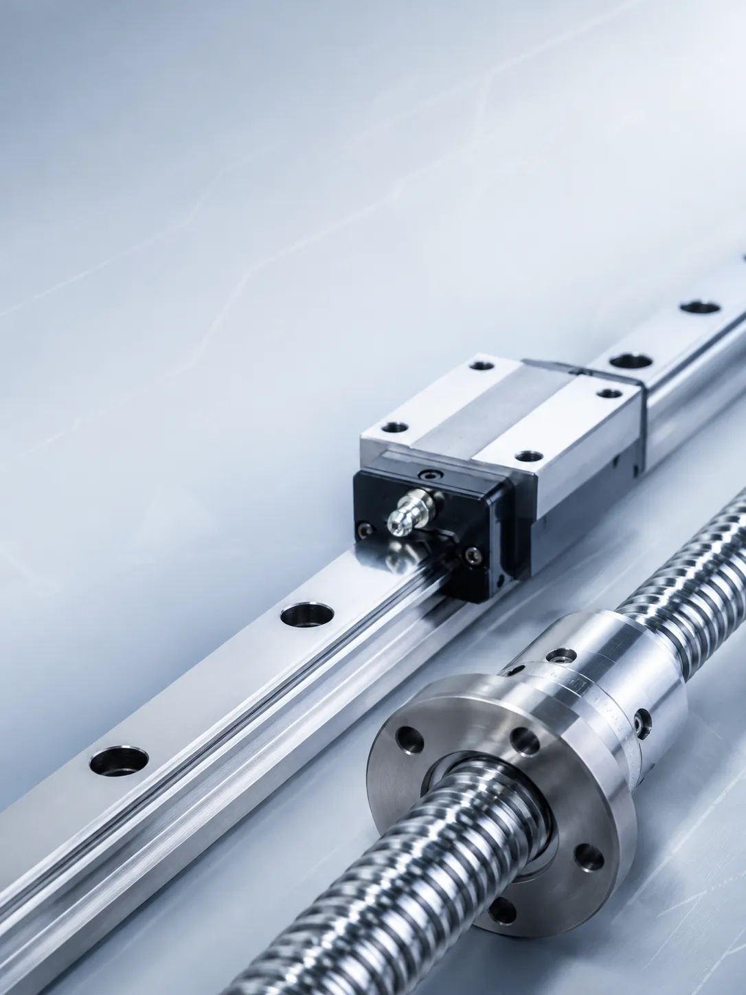 Linear guide rail, linear block and ball screw system