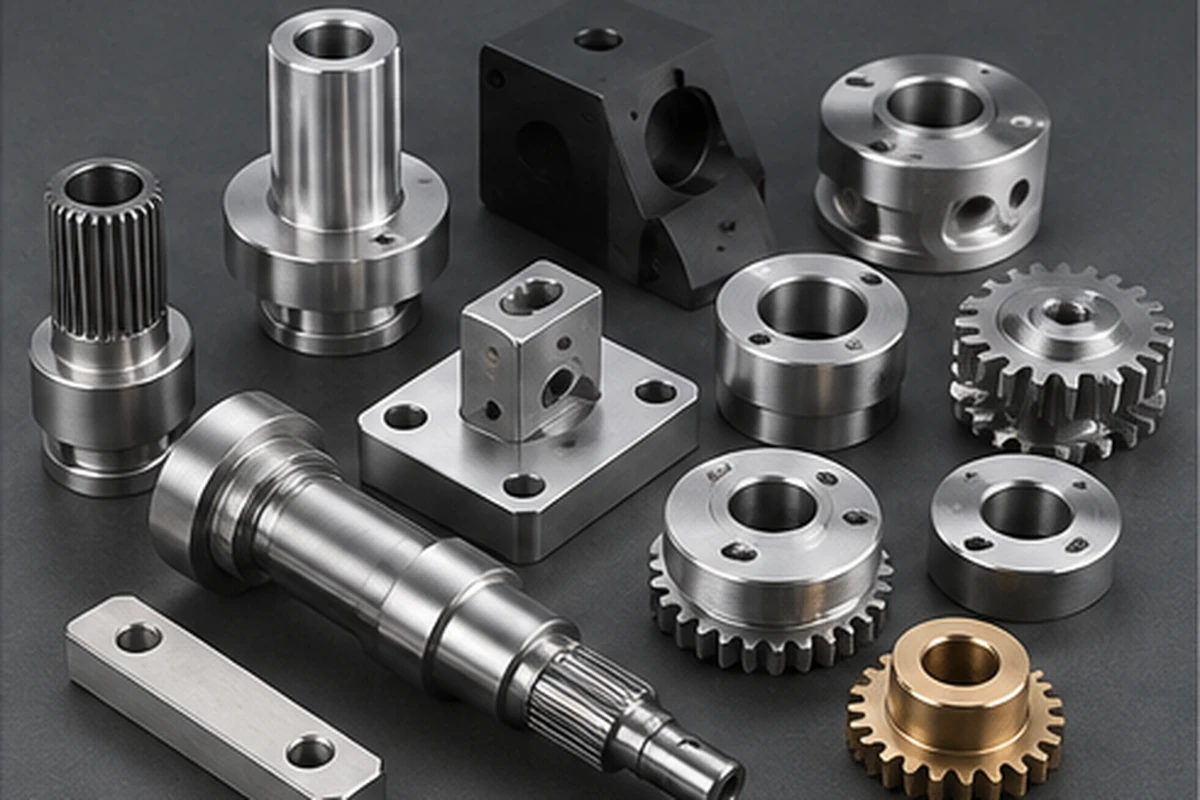 Custom CNC machined industrial components