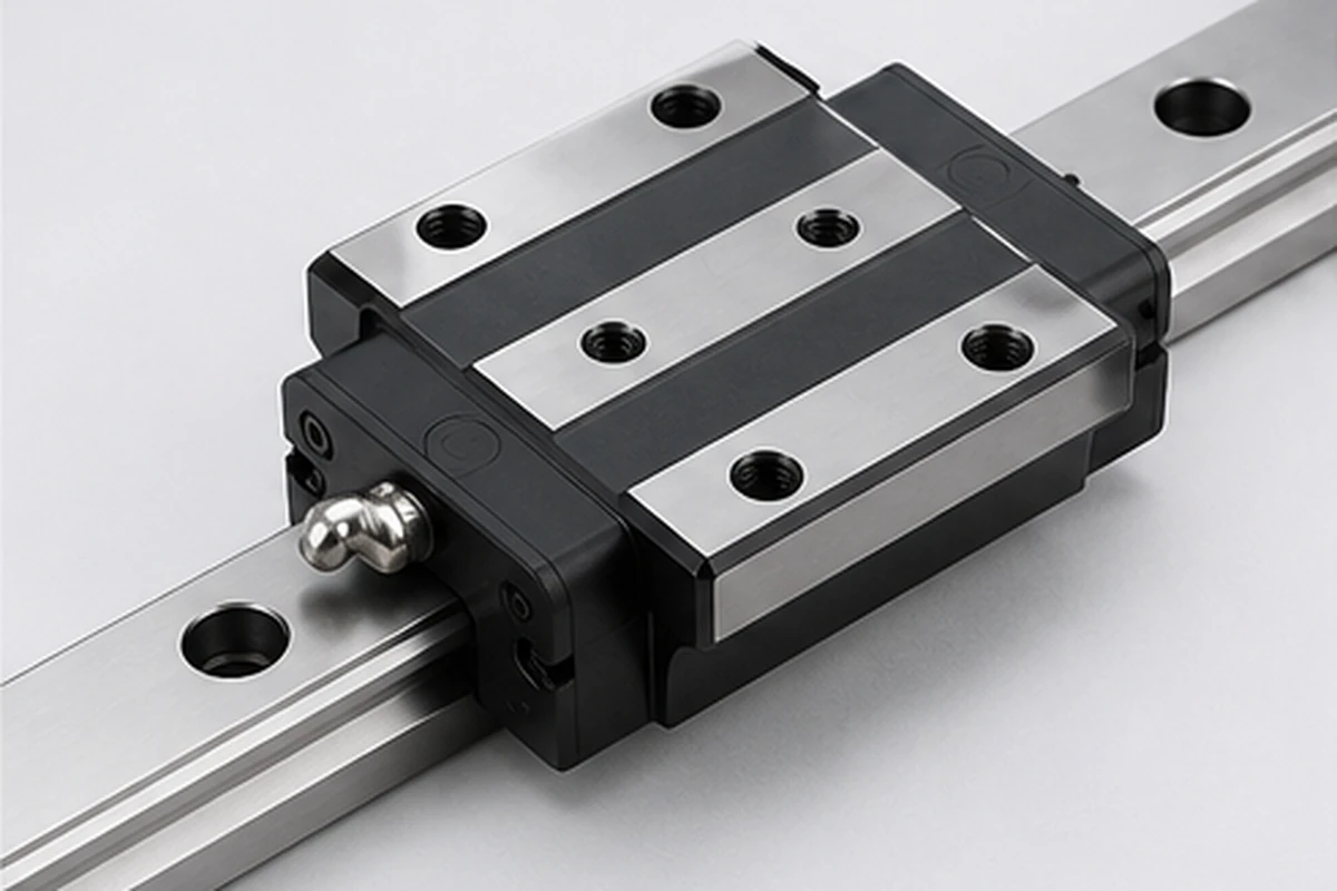 Linear guide rail and linear bearing block system
