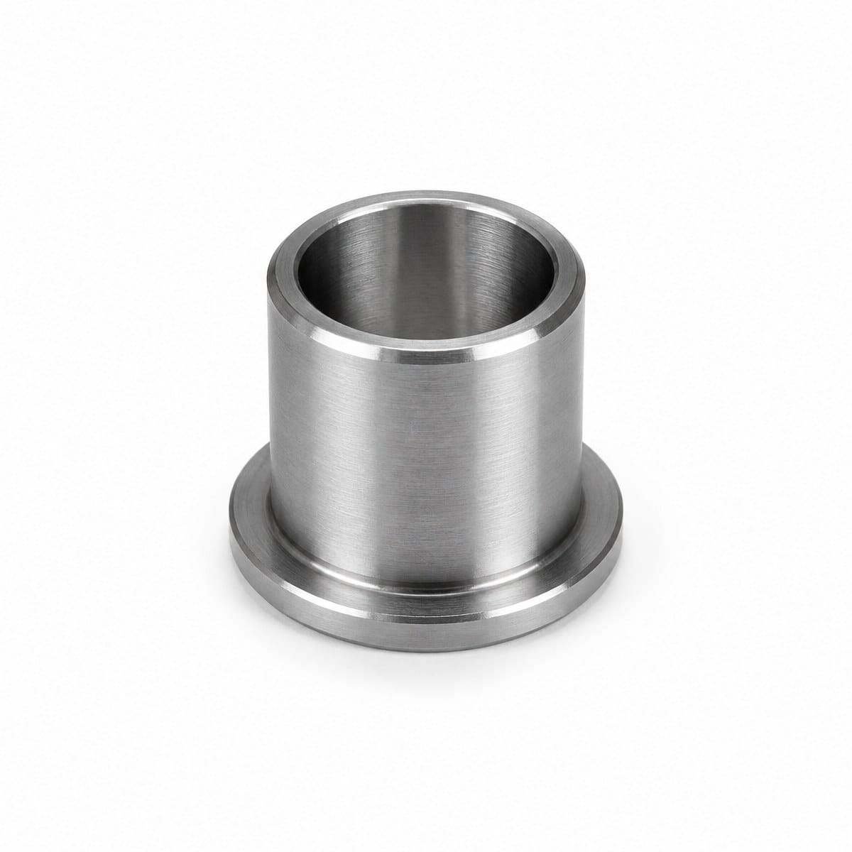 Custom Precision Bushing Precision CNC turned and bored steel flanged bushing