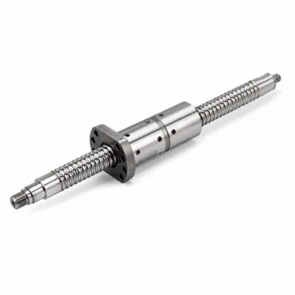 DFU preloaded double-nut ball screw with flanged ball nut pair