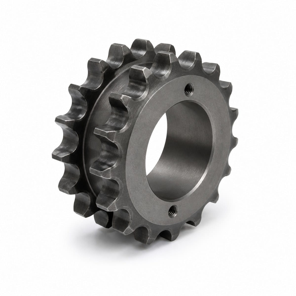 Duplex Taper Bore Sprocket Duplex taper bore sprocket with two tooth rows for taper lock bushing