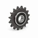 Chain idler sprocket with sealed ball bearing