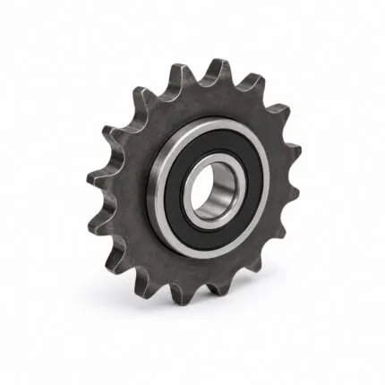Chain idler sprocket with sealed ball bearing