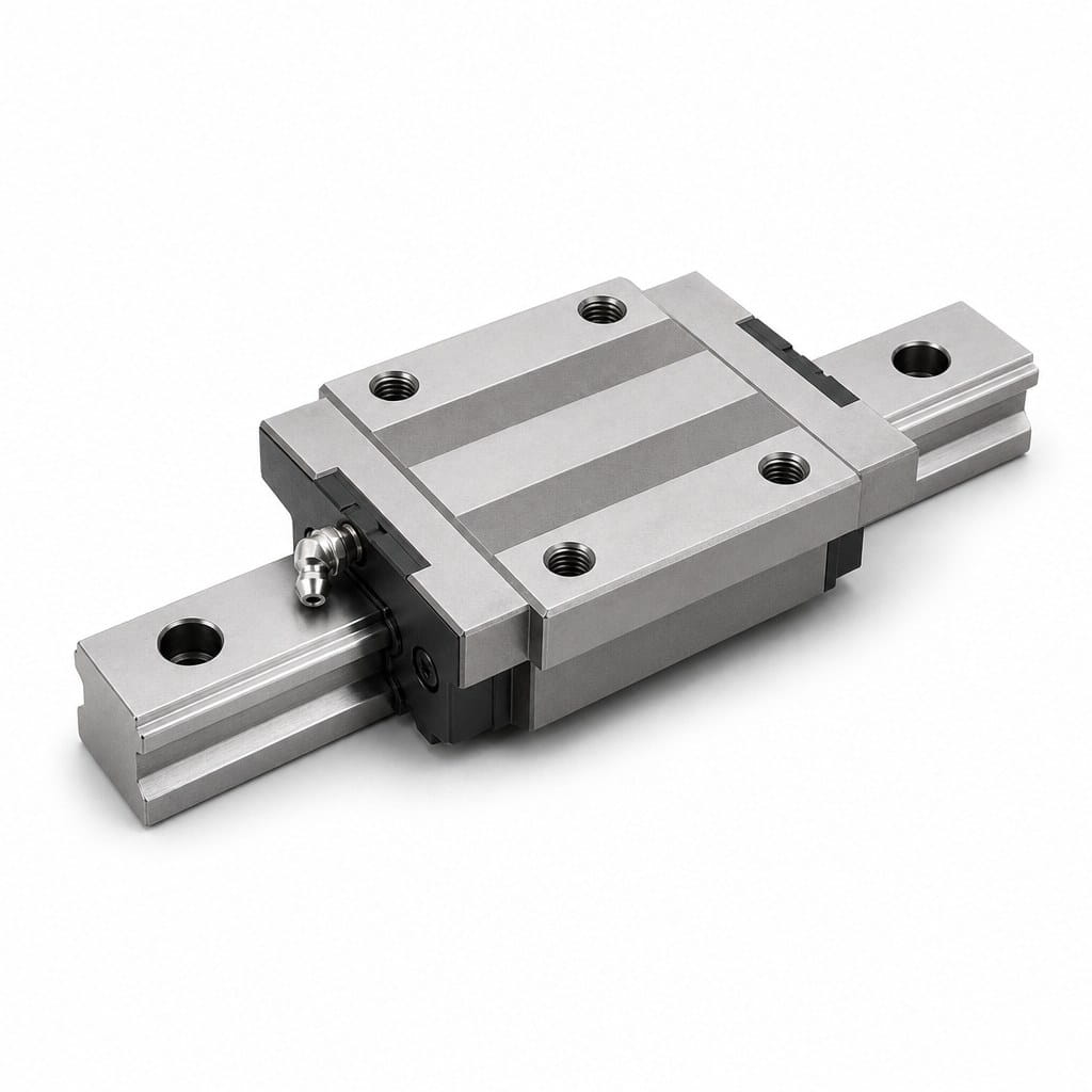 Flange Linear Guide Block Flange type linear guide carriage block on rail
