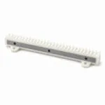 Nylon sliding gate gear rack with steel core and 2 mounting eyes