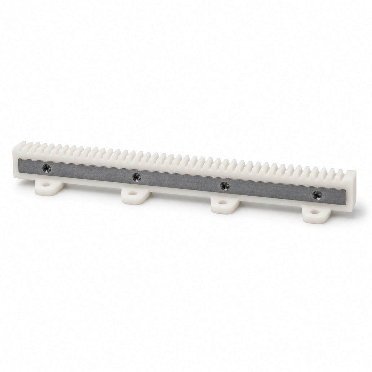 Nylon Gate Gear Rack 4-Eye Nylon sliding gate gear rack with 4 mounting eyes