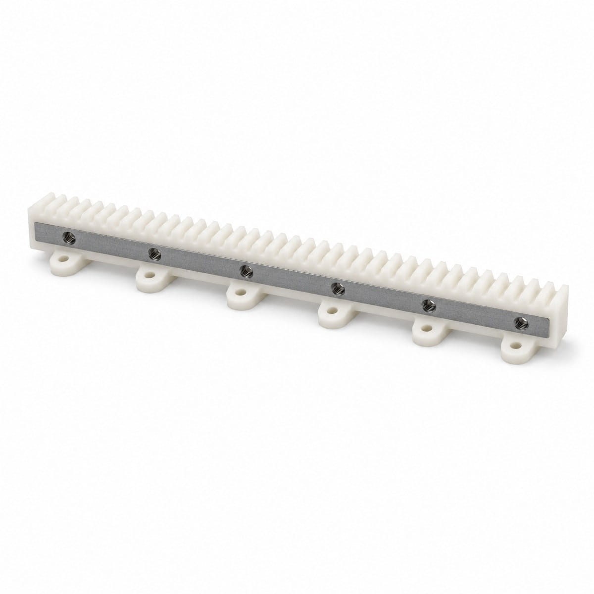 Nylon Gate Gear Rack 6-Eye Nylon sliding gate gear rack with 6 mounting eyes