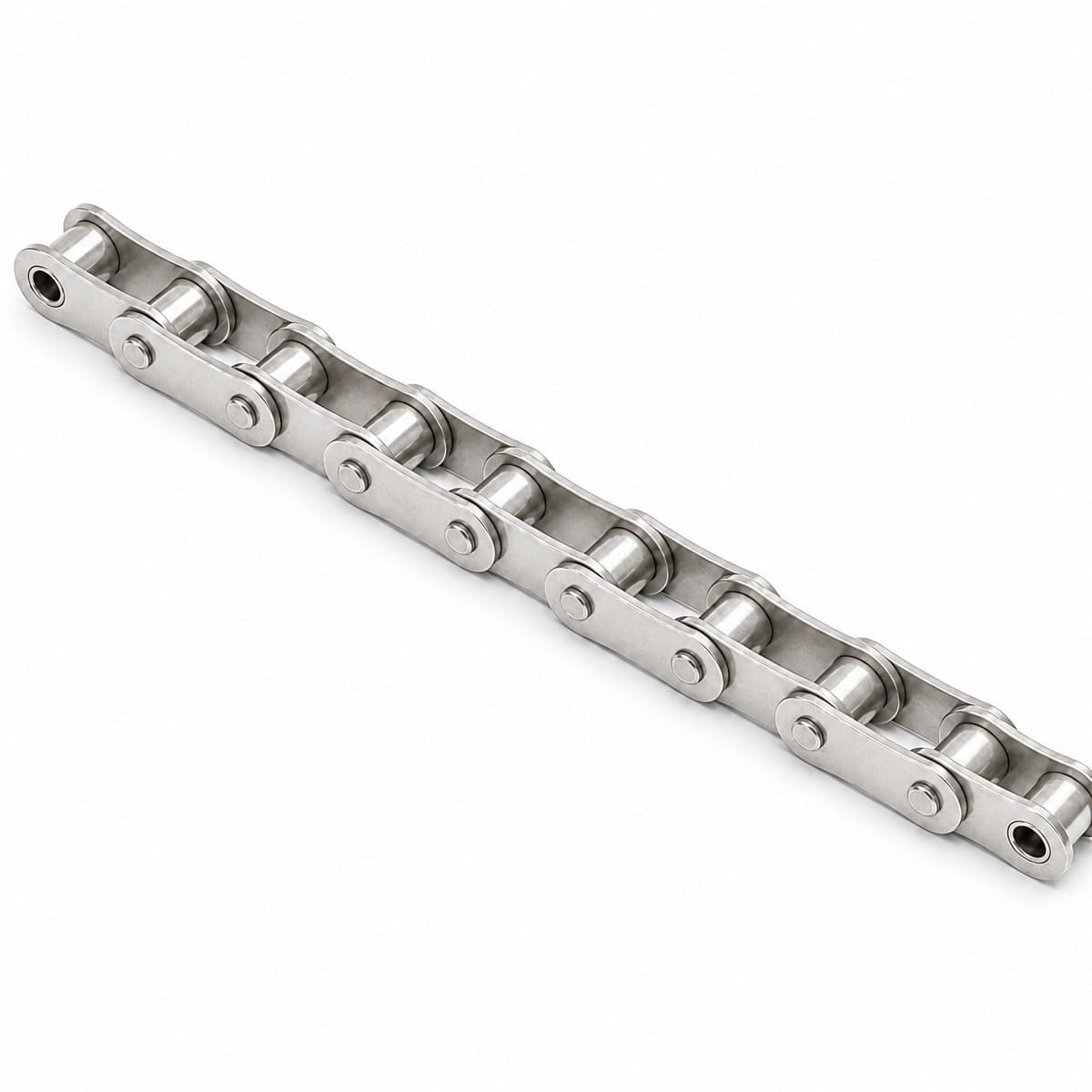 Stainless Steel Conveyor Chain Stainless steel double pitch conveyor chain for corrosive and washdown environments