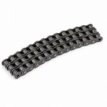 Triplex triple-strand short pitch roller chain