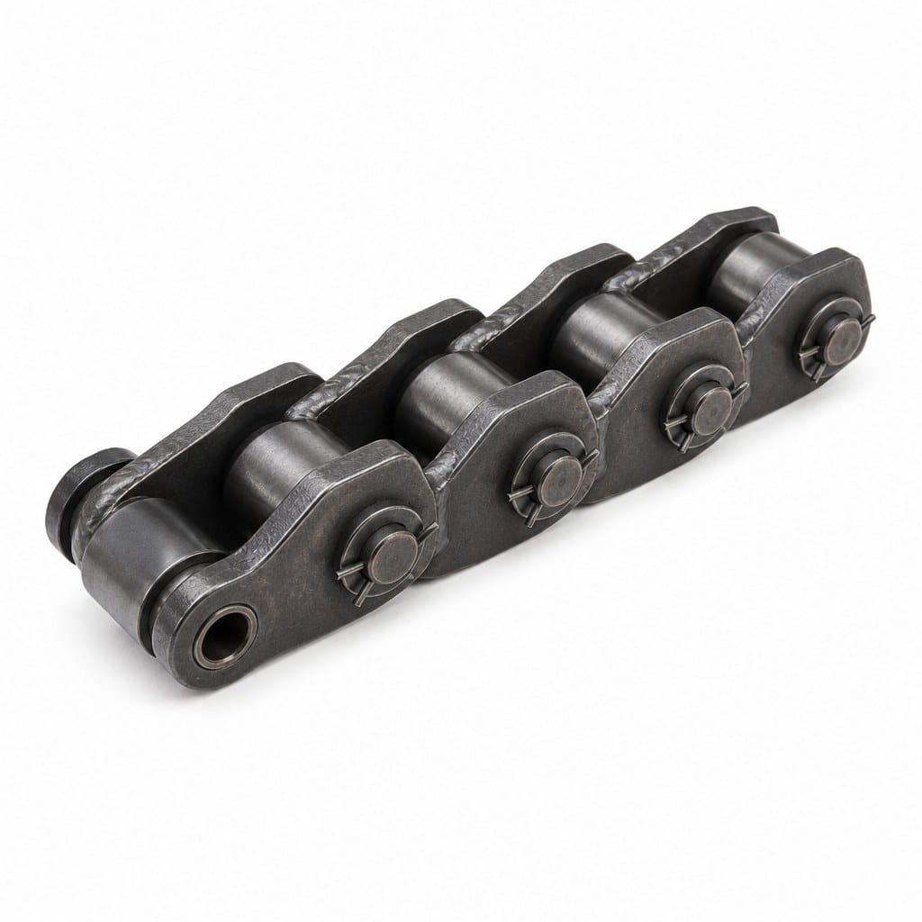 Welded Steel Roller Chain (WR Series) Welded steel roller chain with offset sidebars and rollers for heavy conveyors